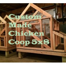 Custom Made Chicken Coop 5x8